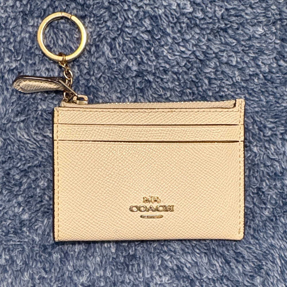Coach Cream Card Holder